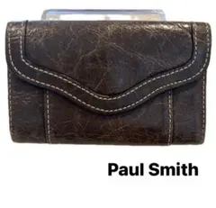 Paul Smith ポールスミス ダークブラウン キーケース 6連