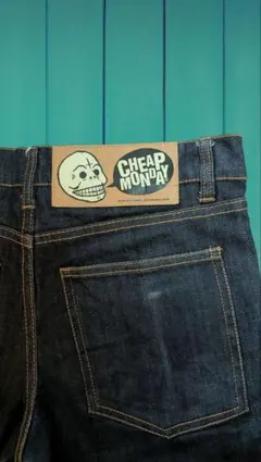 美品☆CHEAP MONDAY ダークデニム ストレート