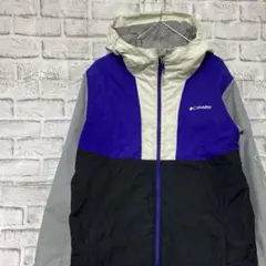 コロンビア　マウンテンパーカー　ブラックレディースL ロゴ刺繍アウトドア0121