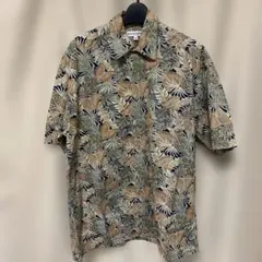 pierre cardin 柄物半袖シャツ M