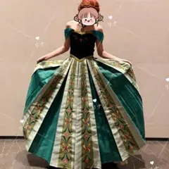 アナ ドレス 戴冠式 仮装 dハロ コスプレ 衣装 - メルカリ