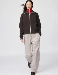 UNIQLO スウェットワイドパンツ（2025）ジャージーワイドパンツ