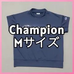 チャンピオンchampion ロゴプリント半袖モックネックシャツ Mサイズのサムネイル