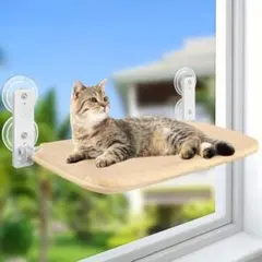 【新品・未使用】猫用ハンモック交換パッド 窓吸盤式猫ベッド 42×32cmのサムネイル