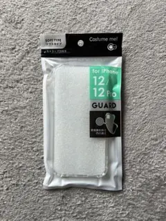 iPhone 12/12 Pro ソフトタイプ クリアケース ストラップ穴付き