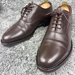 美品☆リーガル ストレートチップ 内羽根 25.5 黒 GEOX 本革 ビジネス