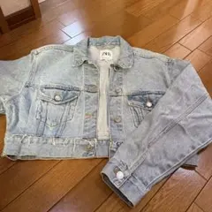 【ZARA】 クロップドデニムジャケット S