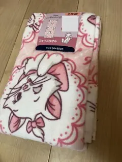 ディズニー　マリー フェイスタオル 2枚