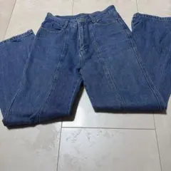 フレアパンツ　フレアデニム　デニム　M