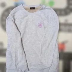 CONVERSE グレー トレーナー Mサイズ　レディース