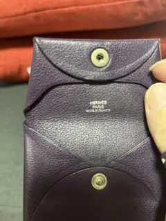 HERMES エルメス バスティア コインケース パープル