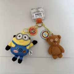 USJ ボブ&ティム　ペアマスコットキーチェーン