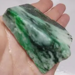 ミャンマー産 本翡翠 原石 A貨 161.5g No.588 - メルカリ