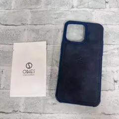 そ　ONES ダークブルー iPhone14Pro Max ネイビー　ケース