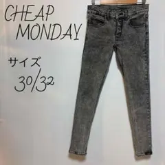 チープマンディ　CHEAP MONDAY スキニーデニム　30/32 ストレッチのサムネイル
