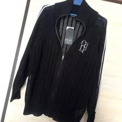 CHIP CLIP メッシュ編みカーディガン