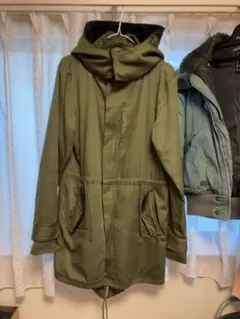 オリーブグリーン モッズコート