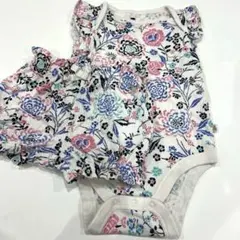 baby GAP 花柄ロンパース＆パンツセット 6-12ヶ月