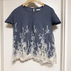 カットワーク　レース　刺繍　プルオーバー　cawaiiのサムネイル