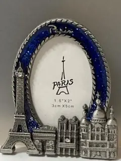 レア 美品』フランスビンテージ額 ベルベット＆ピューター傘をさす淑女