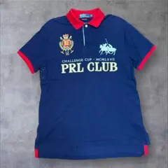 90s POLO ラルフローレン PRL CLUB ポロシャツ 紺 Polo Ralph Lauren ポロシャツ PRL CLUB 3 - メルカリ