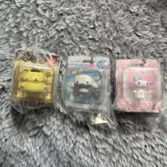 サンリオキャラクターズ カプセルトイ マイメロディ　シナモロール ポムポムプリン