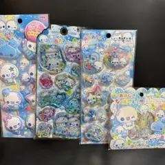 あわわちゃんもっちりシール　スパンコールパーティ　ウォーターインシール　おはじき