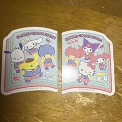 サンリオキャラクターズ シールクッキー3 ステッカー 2枚セット