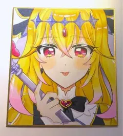 名探偵プリキュア キュアアルカナ・シャドウ 手描き色紙 - メルカリ