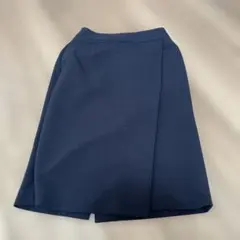 ネイビー タイトスカート スリット入り
