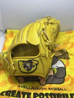 ごりら印の野球道具　OBK型 GORILLA ごりら 硬式グラブ ごりら印の野球道具 ピッチャー OBK