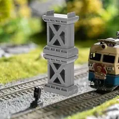 ❤️在庫処分❤️橋脚 鉄道模型用品 6本 プラスチック
