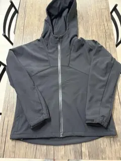 NANO universe ライトウォーマーフードブルゾン ブラック