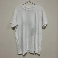 無地白Tシャツ.古着.USA製.GOOD エイジング 長瀬智也 山田レン