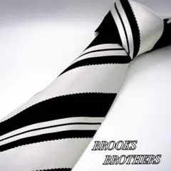 BrooksBrothersブルックスブラザーズネクタイシルクビジネスレジメンのサムネイル