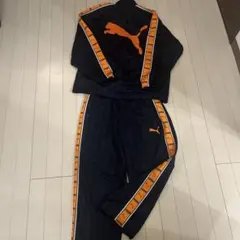 Puma ネイビー/オレンジ ジャージ