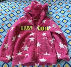 BABY DOLL 星柄フリースジャケット