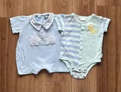 カーターズ他　半袖ロンパース 2枚セット　0-3M