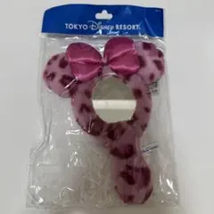 東京ディズニーリゾート ミニー ピンク ヒョウ柄 ミラー