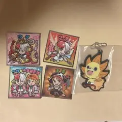ワンピースマン RED シール　ウタ　ナミ サニー君ラバーキーチェーン
