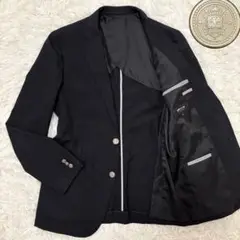 【未使用級】銀ボタン ブレザー コムサイズム パイピング白 テーラードジャケット
