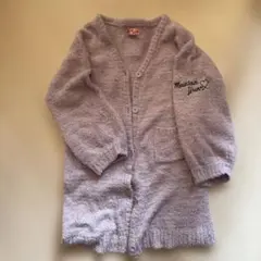 Riccaricca150ロングカーディガン　パープル