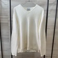 nicole club for men Vネック　セーター【size XL】