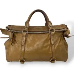 ミュウミュウ　アーカイブ　ヴィッテロルクス　2way ハンドバッグ　y2k