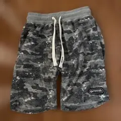 OUTDOOR ハーフパンツ カモフラ柄 グレー Mのサムネイル