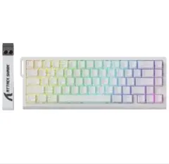 【新品未開封】ATTACK SHARK X68 HE RGBラピッドトリガー 白