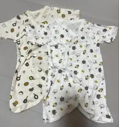 こぐまちゃん　ベビー肌着 コンビ肌着　2枚セット
