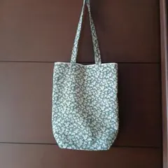 リバティ生地花柄ハンドメイドオリジナルエコバッグ