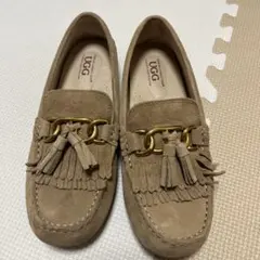 UGG スエード ベージュ モカシン