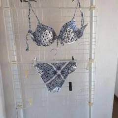 ビキニとデニムショートパンツパーカーセット